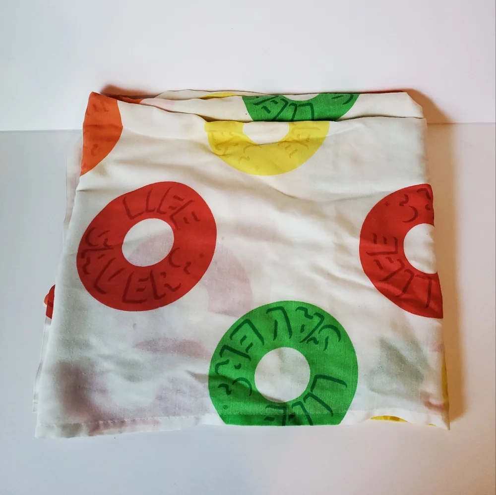 Vintage Life Savers Twin Size Bed Sheet. GVPWC 80s